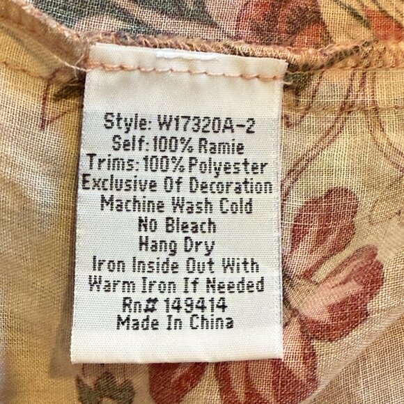 Johnny Was Blouse Tunic Boho Pink Paris Effortless Floral Aztec Embroidery SMALL - Picture 6 of 14